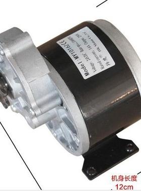 叶多智永磁直流减速有刷电机 MY1016Z2 1025Z 250W24V12v 长