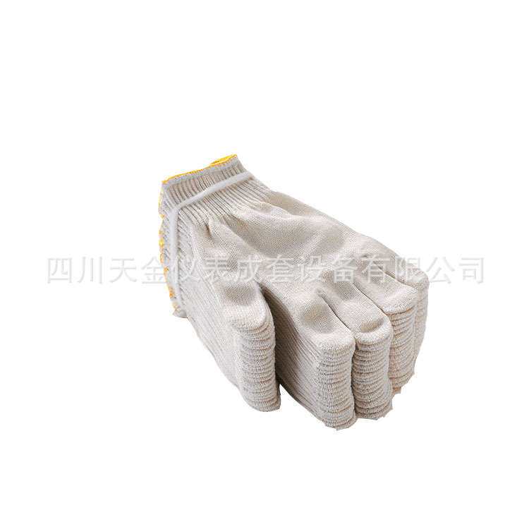 手套线手套帆布手套劳保防磨加厚线手套棉线尼龙线手套工地用手套
