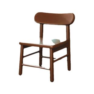 实木靠背凳子家用学生学习凳木头椅子儿童餐凳原木矮凳休闲小板凳