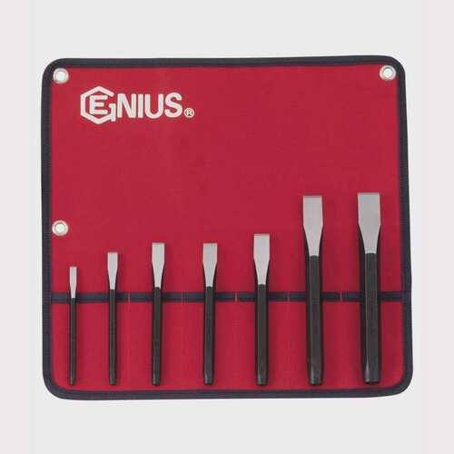 Genius 天赋工具进口7件套扁凿组套凿子组6-22mm PC-567F