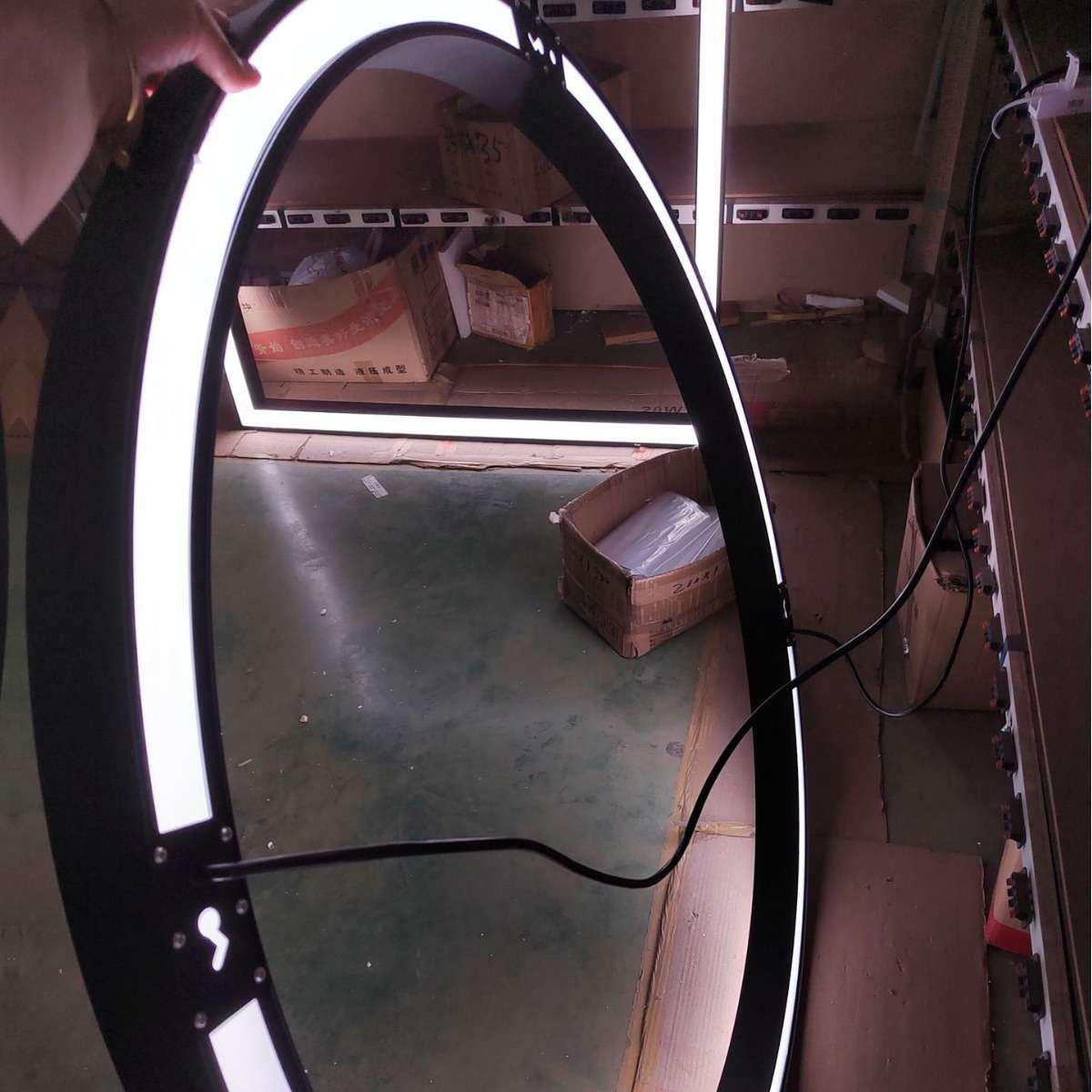 铝材圆环吊灯上下发光吊灯LED吊灯异形吊灯工程灯造形吊灯吸顶灯