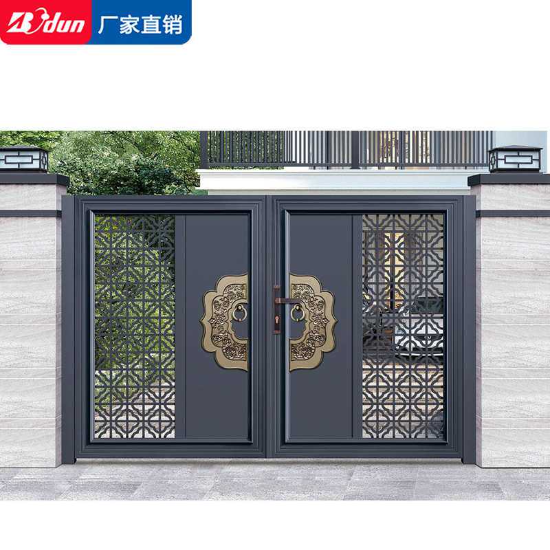 博盾别墅高端庭院门大气自建房大门铝艺花园门私人定制工厂直销
