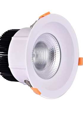 8寸灯大功率COB桶灯配件天棚LED压铸筒灯70W天花射灯外壳厂家套件