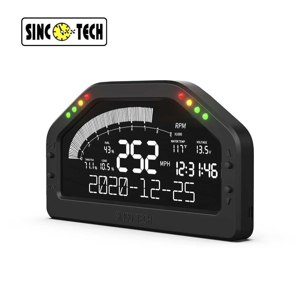 SINCO TECH 多功能改装仪表DO921汽车通用OBD2七彩转速车速仪表