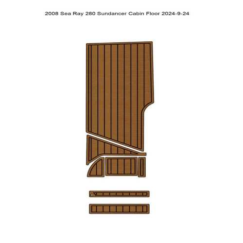 2008 Sea Ray 280 Sundancer 游艇船舶EVA柚木地板 亚马逊eBay