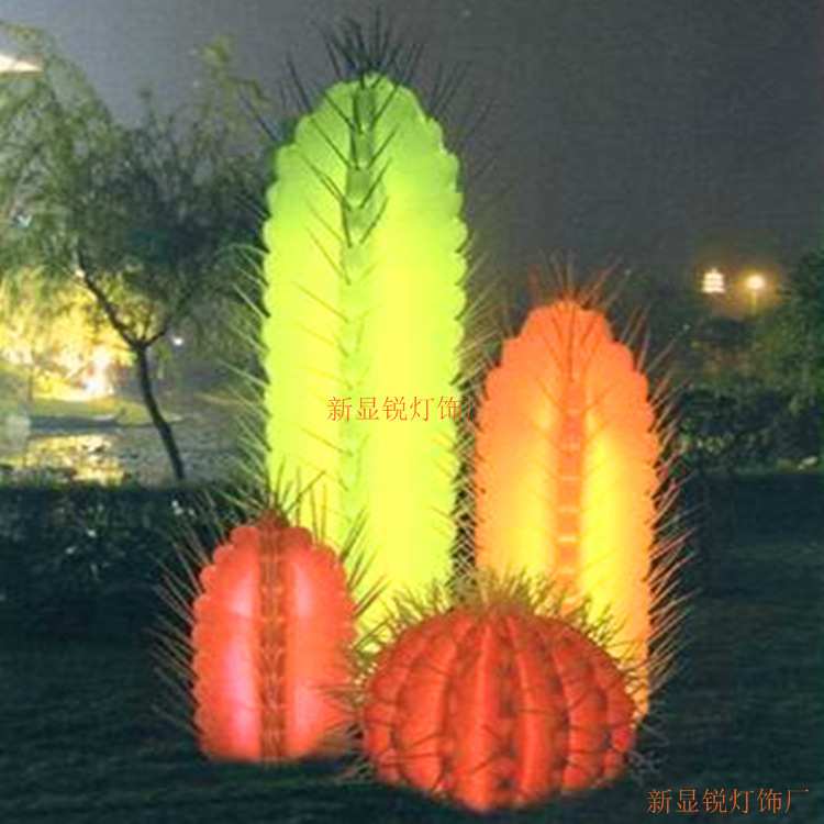 新显锐工厂直销 LED仙人球灯仙人掌灯 植物造型灯