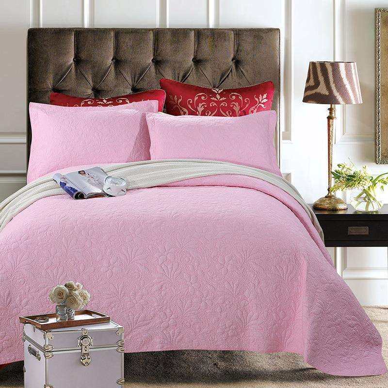 厂家直供兰花粉色绗缝水洗床上用品印花绗缝棉质三件套,模玩/动漫/周边/娃圈三坑/桌游,模型制作工具/辅料耗材,淘宝优惠券,粉丝福利购,淘宝优惠卷