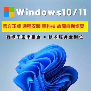 远程重装系统win7/10/11 电脑原版纯净专业做系统安装笔记本台式