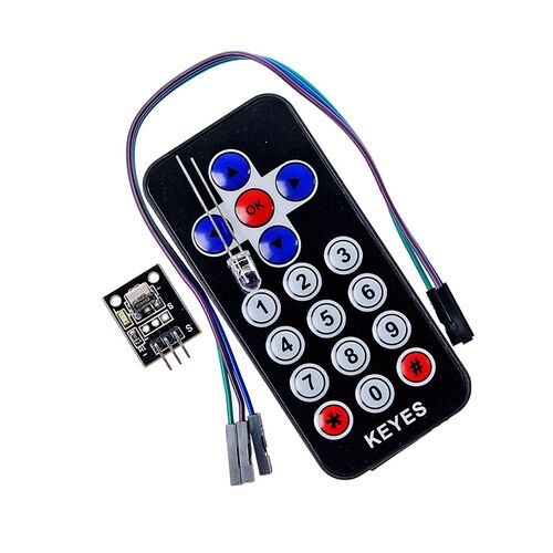 智能小车单片机HX1838红外无线远程遥控器控制模块套件diy