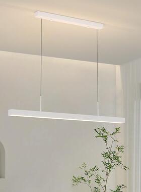 餐厅灯现代简约极简LED饭厅餐桌吧台无主灯一字长条北欧餐厅吊灯