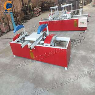 实木板自动截料裁板锯 自动45度双端齐头锯 多层板多段断料切割锯