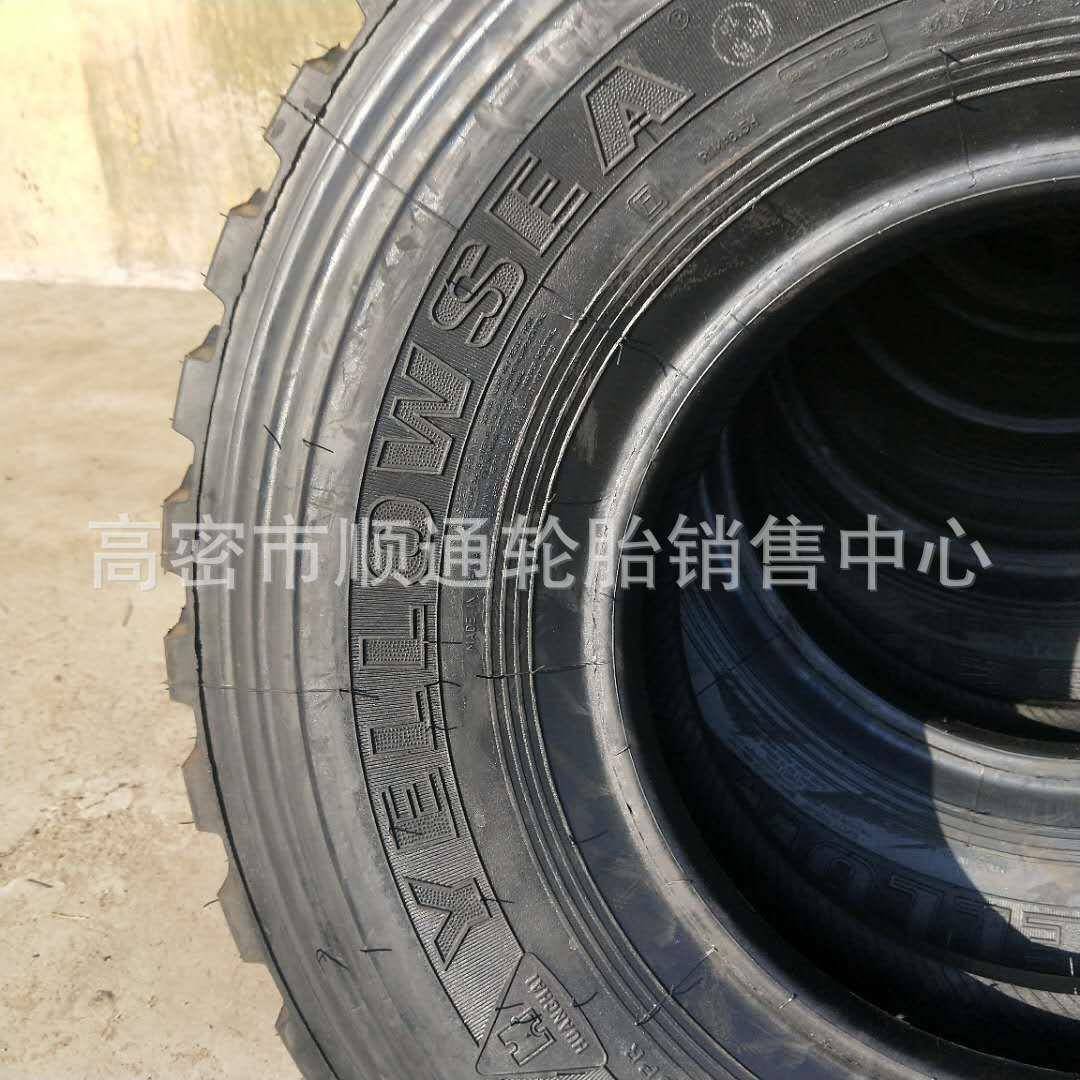 黄海255/100R16越野花纹轮胎2046依维柯轮胎车255/85R16