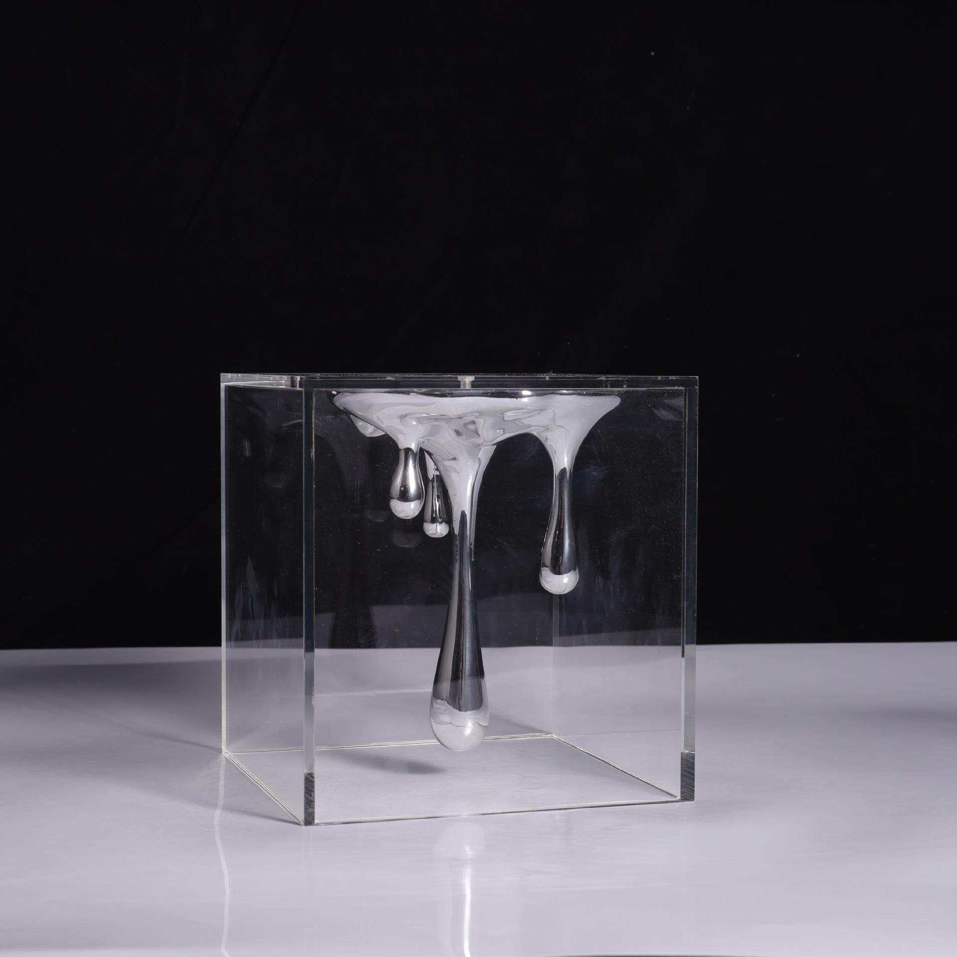 现代轻奢创意罩子水滴摆件售楼处软装饰品开放柜茶几陈列艺术摆设,玩具/童车/益智/积木/模型,毛绒/玩偶/公仔/布艺类玩具,淘宝优惠券,粉丝福利购,淘宝优惠卷