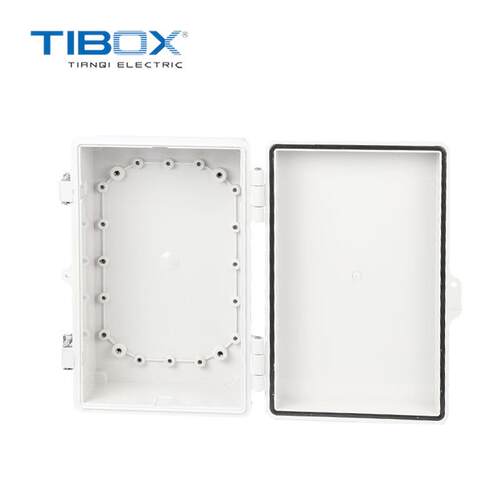 TIBOX天齐金属搭扣铰链型防水户外接线盒ABS开关防水密封箱IP66