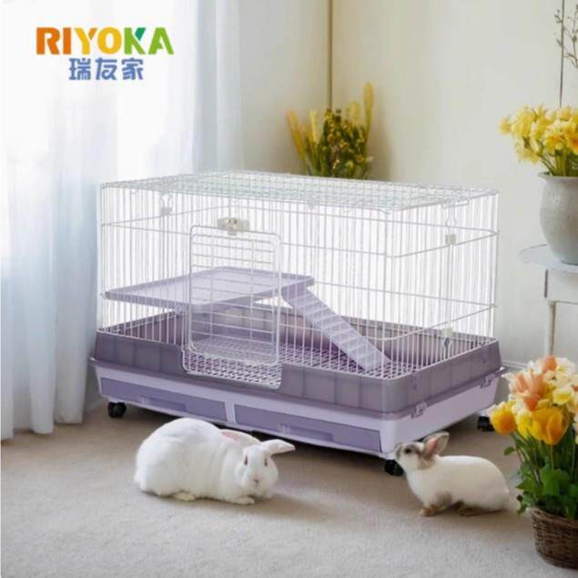 riyoka瑞友家兔笼优良材质量稳定厂家供应简洁舒适抽屉兔笼100-1