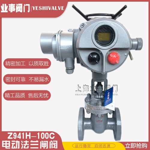 Z941H-100C高压高温蒸汽PN100电动铸钢法兰闸阀DN40 50 65 80 150