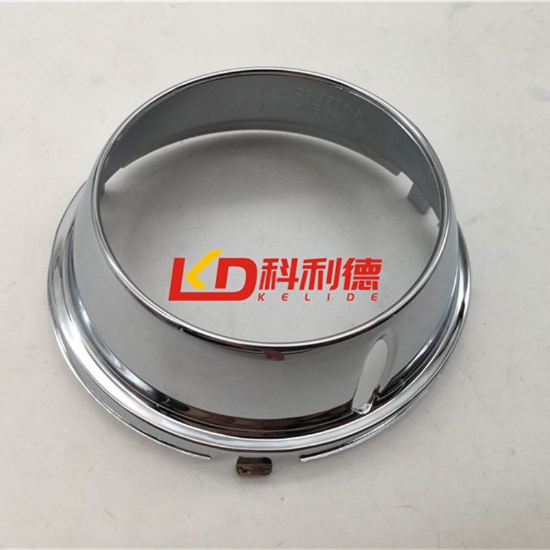 适用奔驰C63雾灯框电镀亮圈W204前杠灯罩AMG防雾灯射灯C280 C300