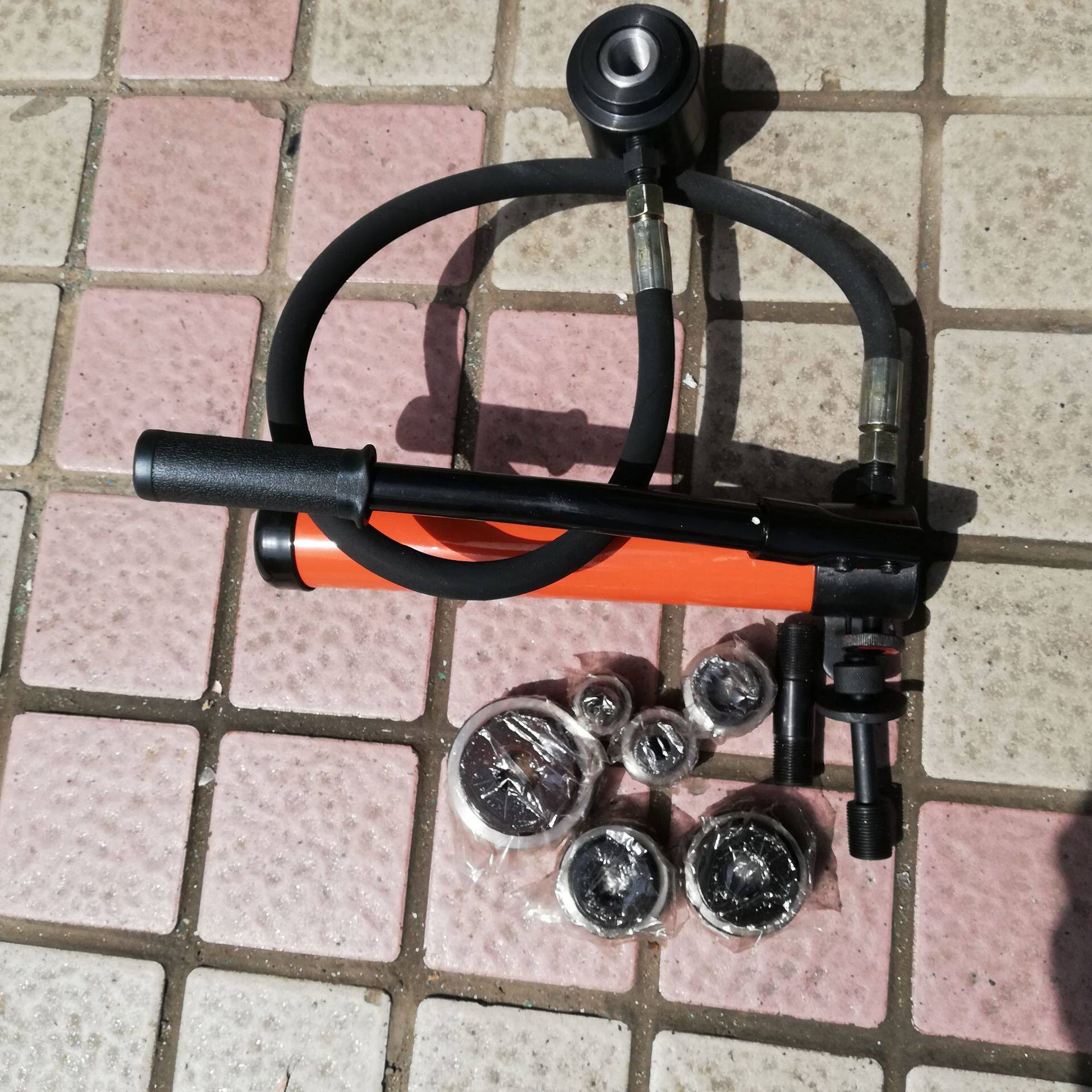 不锈钢板薄铁板铜板铝板打孔机器SYK-8/15手动液压开孔器