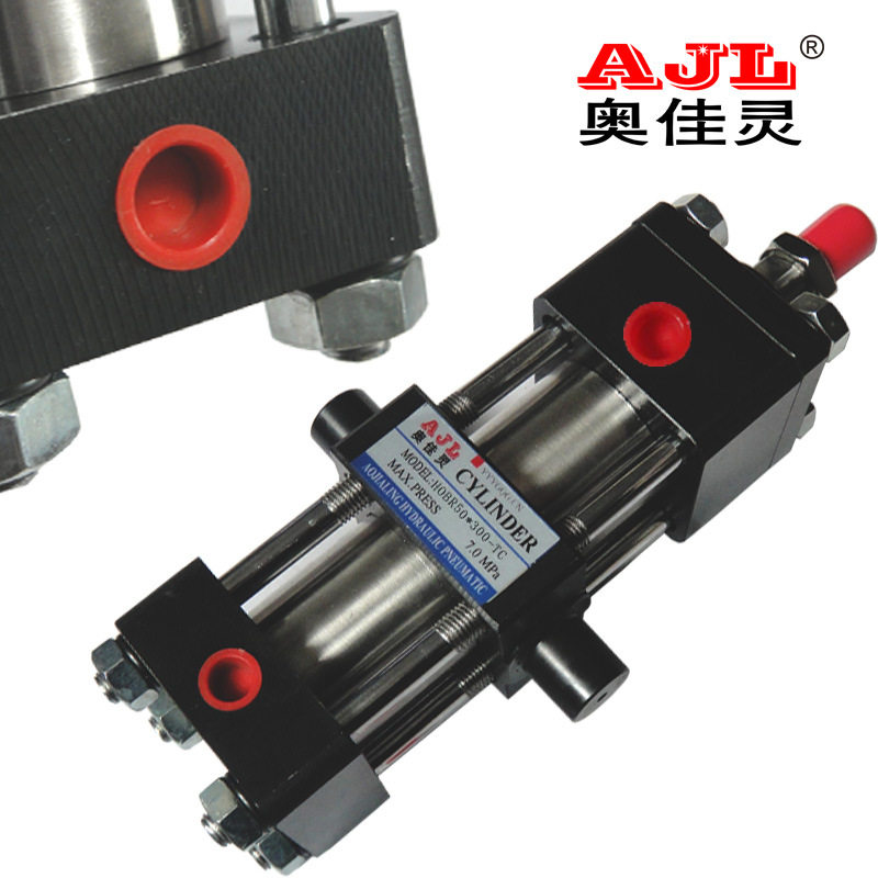 液压缸HOB50*300-TC中间铰轴安装不锈钢缸体附磁性液压油缸