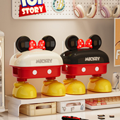 迪士尼wifi置物架遮挡墙上插座墙架网线盒桌面光猫收纳盒机顶盒子