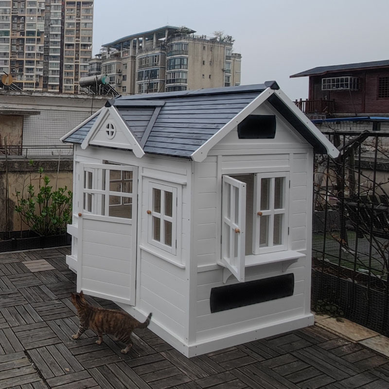 户外大型儿童木屋游戏屋杉木儿童房子防雨防晒防腐小木屋木房子大