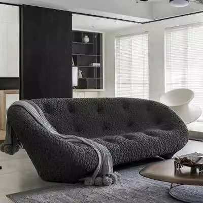 轻奢简约客厅懒人沙发网红异形贝壳沙发写意空间设计师布艺沙发,3C数码配件,摄像机配件,淘宝优惠券,粉丝福利购,淘宝优惠卷