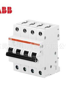 ABB小型空气开关微型断路器SH204D6 D10 D25 D32 D40 D63四极保护