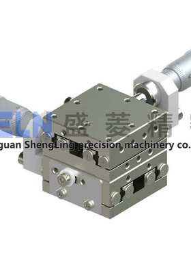 供应 新品25*25 XY轴LBY25-C直线滚珠型轴承钢手动微调架位移平台