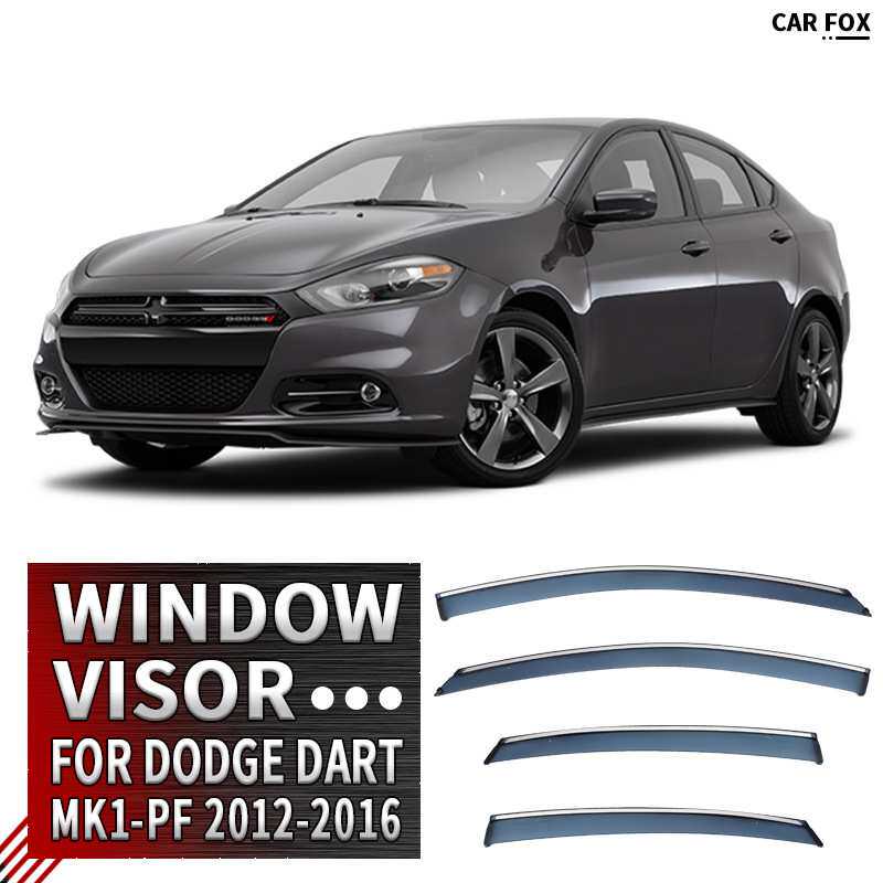 适用于道奇DODGE Dart Window visor车窗晴雨挡雨遮阳扰流板
