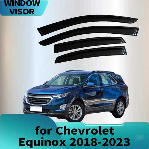 适用雪佛兰Chevrolet Equinox 2018-2023晴雨挡侧窗导流板雨眉