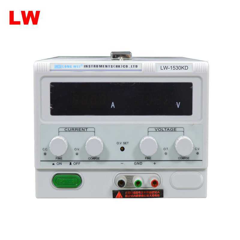 龙威LW1530KD可调直流稳压开关电源15V30A电镀老化电源