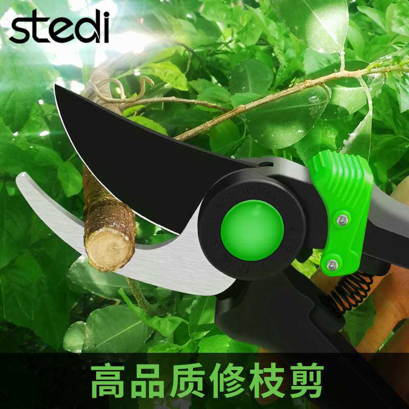 司特力进口果树修枝剪刀园林修花剪园艺工具树枝剪省力花枝剪刀