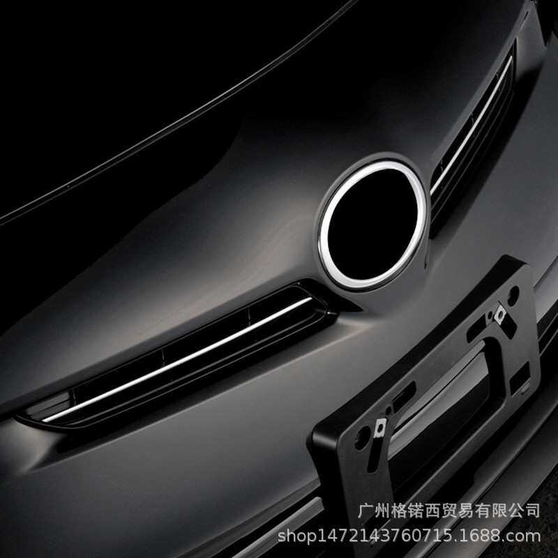 适用PRIUS30后期车标中网改装饰条专用普锐斯30系后期不锈钢饰条