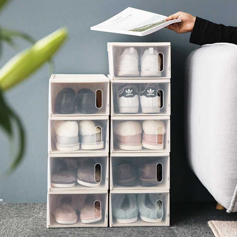 可叠加鞋盒加厚大号组合抽屉式塑料鞋子收纳盒防尘整理简易家用,3C数码配件,摄像机配件,淘宝优惠券,粉丝福利购,淘宝优惠卷