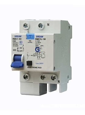 上海人民上联小型漏电断路器RMC1L-63