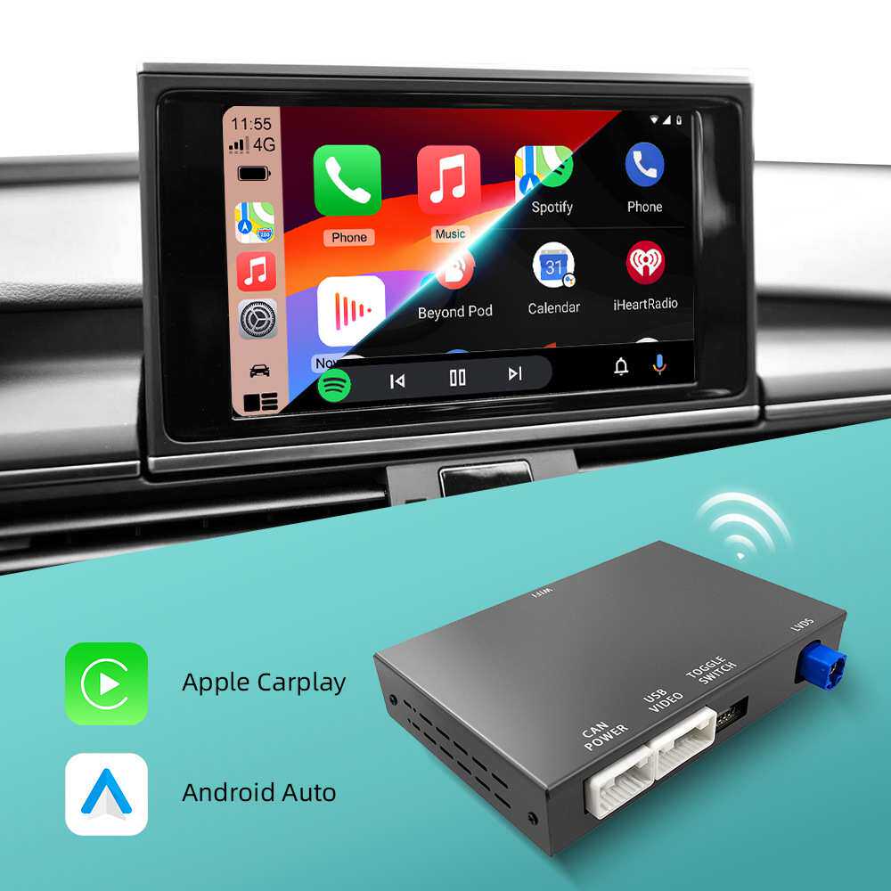 路瑞宝新品奥迪2012-2016款A6A7 Carplay解码器适用于RMC系统auto