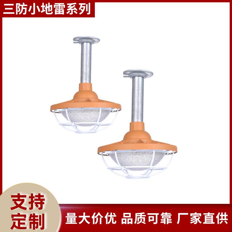 LED防爆灯地雷灯50W100W厂房工矿灯隔爆型照明灯吊防水三防射灯