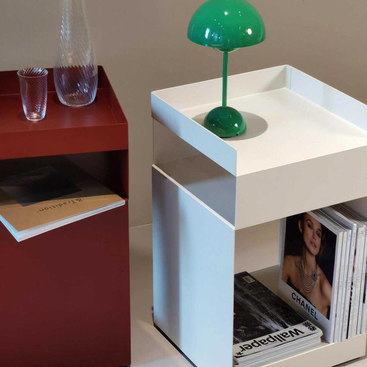 北欧沙发边几家用卧室网红床头柜可移动推车收纳边柜多功能角柜