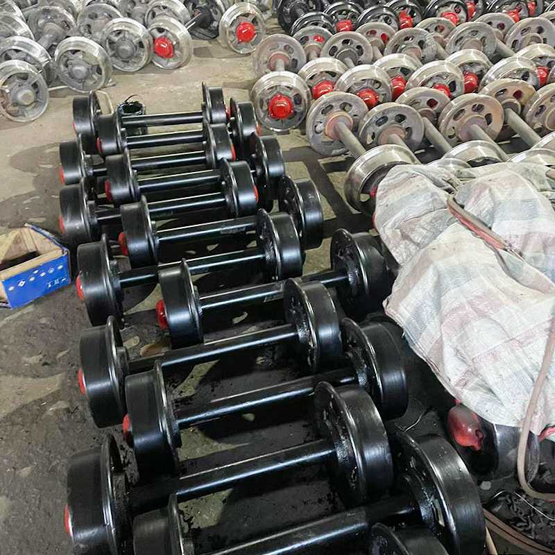 矿车轮对煤矿平板车配件实心矿车轮可图纸做空心矿车轮对