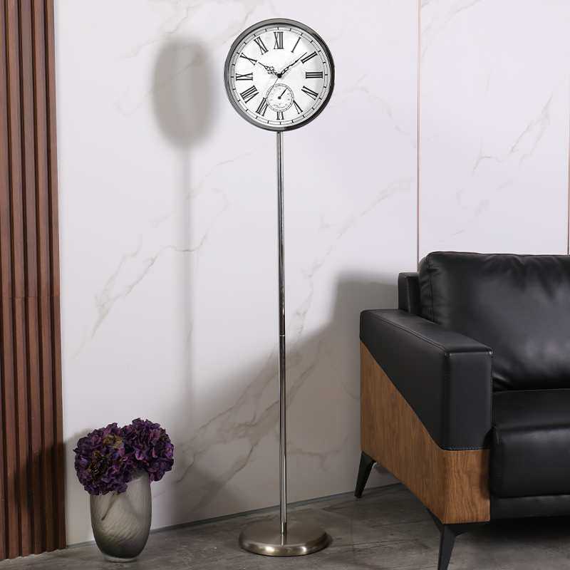 汉时简约立式钟欧式钟表家用装饰立钟创意客厅落地钟时尚挂钟HG78