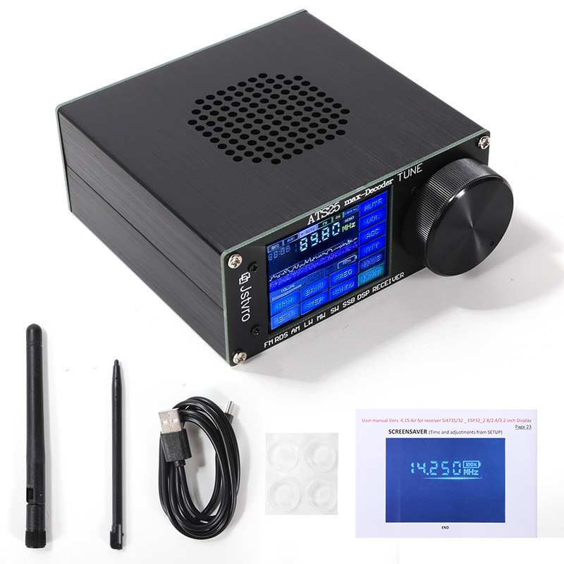 注册板2023新款 全频段无线电收音机 ATS-25 ATS25 max-Decoder