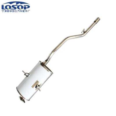 汽车消声器 适用于304材质五菱鸿途后节后尾静音排气管汽车消声器