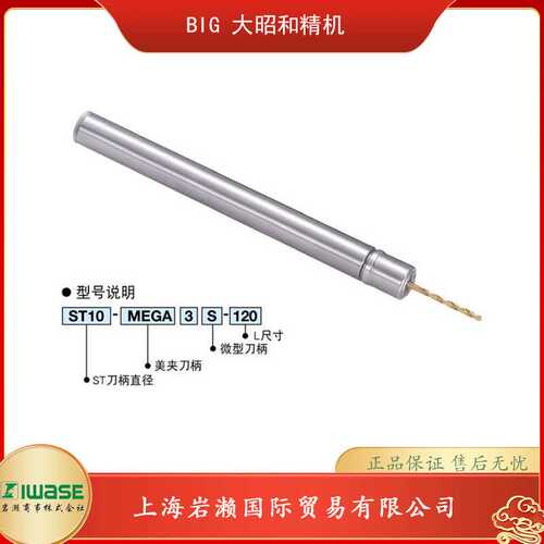 BIG DAISHOWA大昭和精机，美夹微型刀柄ST14-MEGA6S-140
