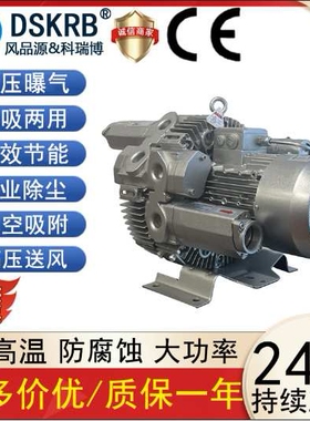 DSKRB气环式真空泵KRB-810 380V 5.5-7.5KW真空吸附气环鼓风机