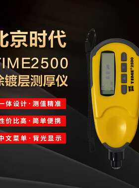 北京时代涂层测厚仪TIME2500/2510E/2501覆层磁性涡流铁铝漆膜仪