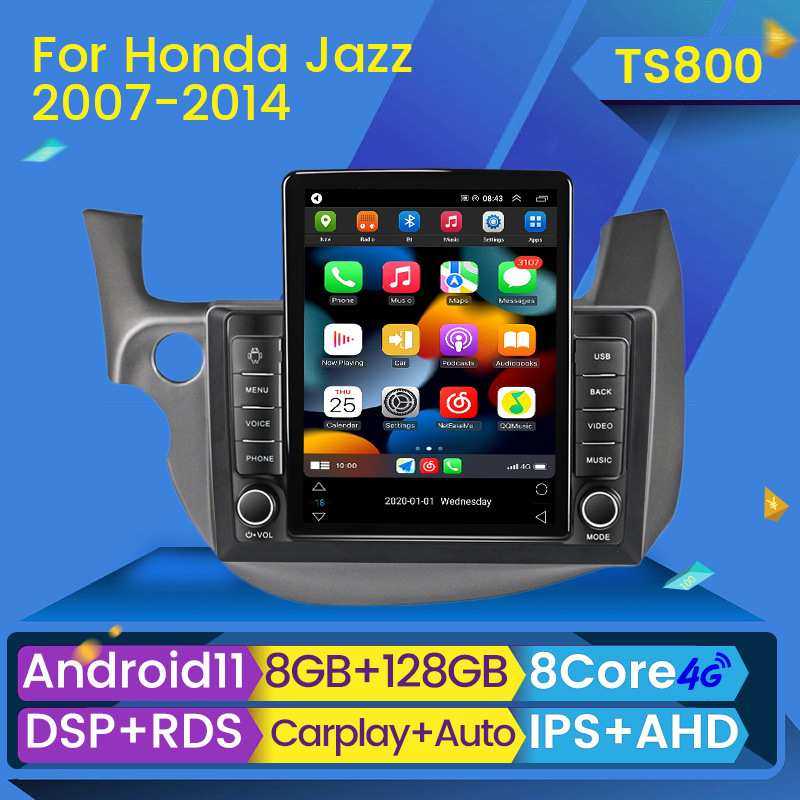 适用于Honda Jazz本田飞度 竖屏车载安卓导航仪无线carplay石碑机