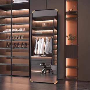 轻奢衣帽间立体镜子仪容镜全身穿衣镜落地镜家用卧室试衣镜服装店