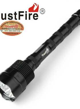 TrustFire TR3T6三灯LED白光5档3800流明强光户外手电筒18650电池