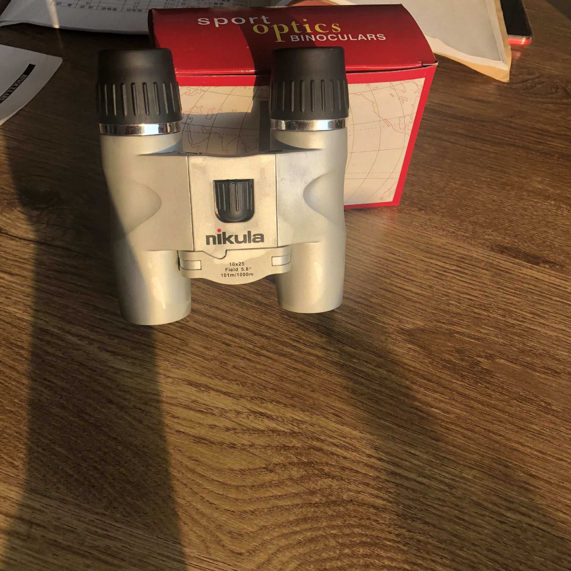 立可达Nikula高倍高清望远镜防水小保罗10x25 便携式观察镜