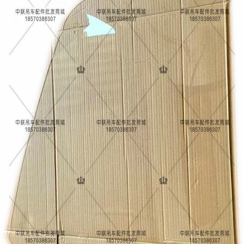 中联吊车配件12吨16D20H25E25V35吨上车后操作室左边车门钢化玻璃